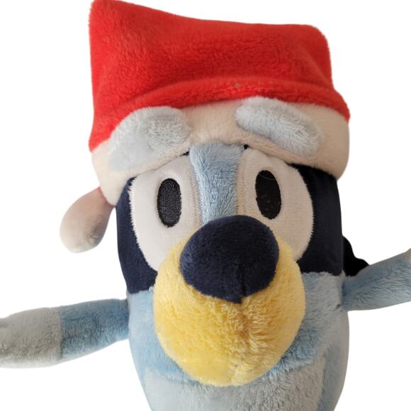 Bluey Plush Stuffed Animal 10" Christmas Santa Hat Holiday Toy Christmas Plushie - Picture 8 of 11